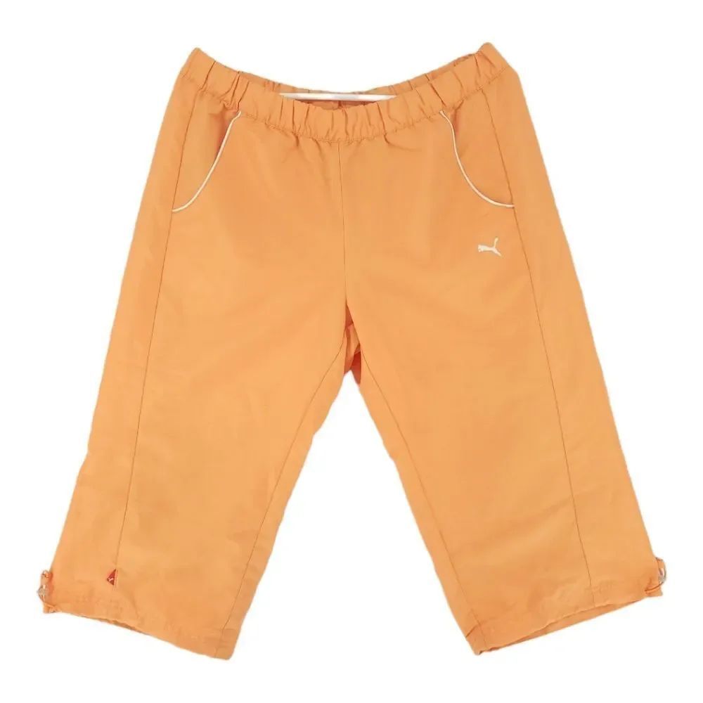 Y2K Orange Puma XXL Capris with Drawstring